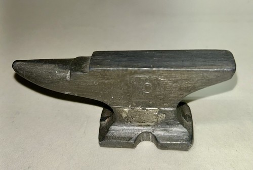 VINTAGE STAHL MINI AMBOSS #4 MARKENLOS - Bild 2 von 9