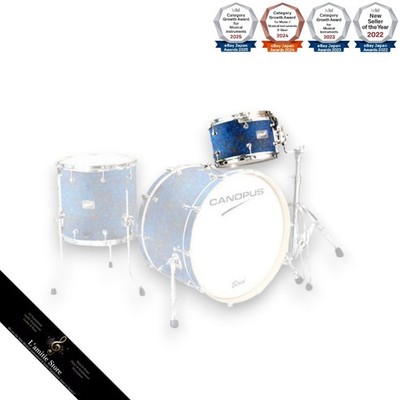 Canopus Birch 10x14 TT Blue Onyx Wrap Drum Tom