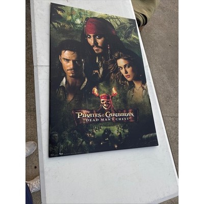 Disney Poster Pirates Of The Caribbean Dead Man's Chest 24x36 Foam Board Poster