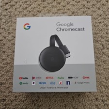 Google Chromecast (3rd Generation) - Charcoal for sale online | eBay