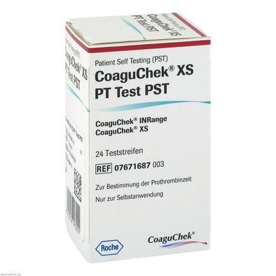 COAGUCHEK XS PT Test PST 1X24 St PZN 11593569