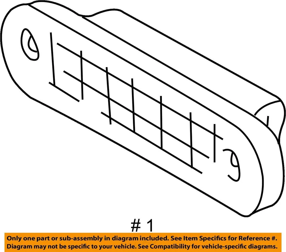 FITS 1993-2002 CHEVROLET CAMARO LAMP ASM RR SI MKR 5976010 - NEW OEM 5976010 - Image 4 of 4