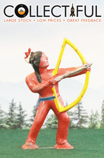 BARCLAY VINTAGE LEAD FIGURE - B257 - 957 - POD-FOOTED INDIAN - BOW ARROW 227