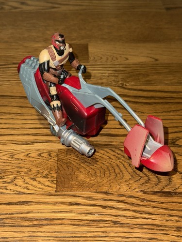 Star Wars SOTE Shadows of the Empire 1996 SWOOP VEHICLE & TROOPER W/ Manual - Picture 5 of 8
