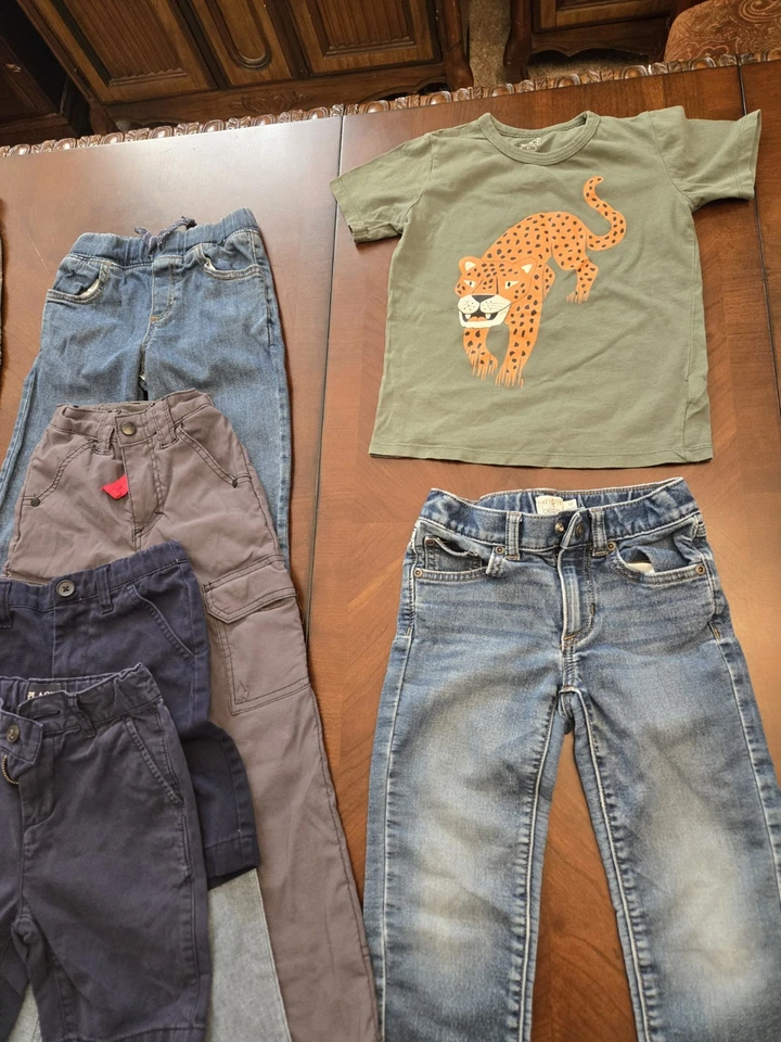 Gently Used Boys Size 5T Bottoms For The Year, Including Pants, And Shorts - Image 2 of 4