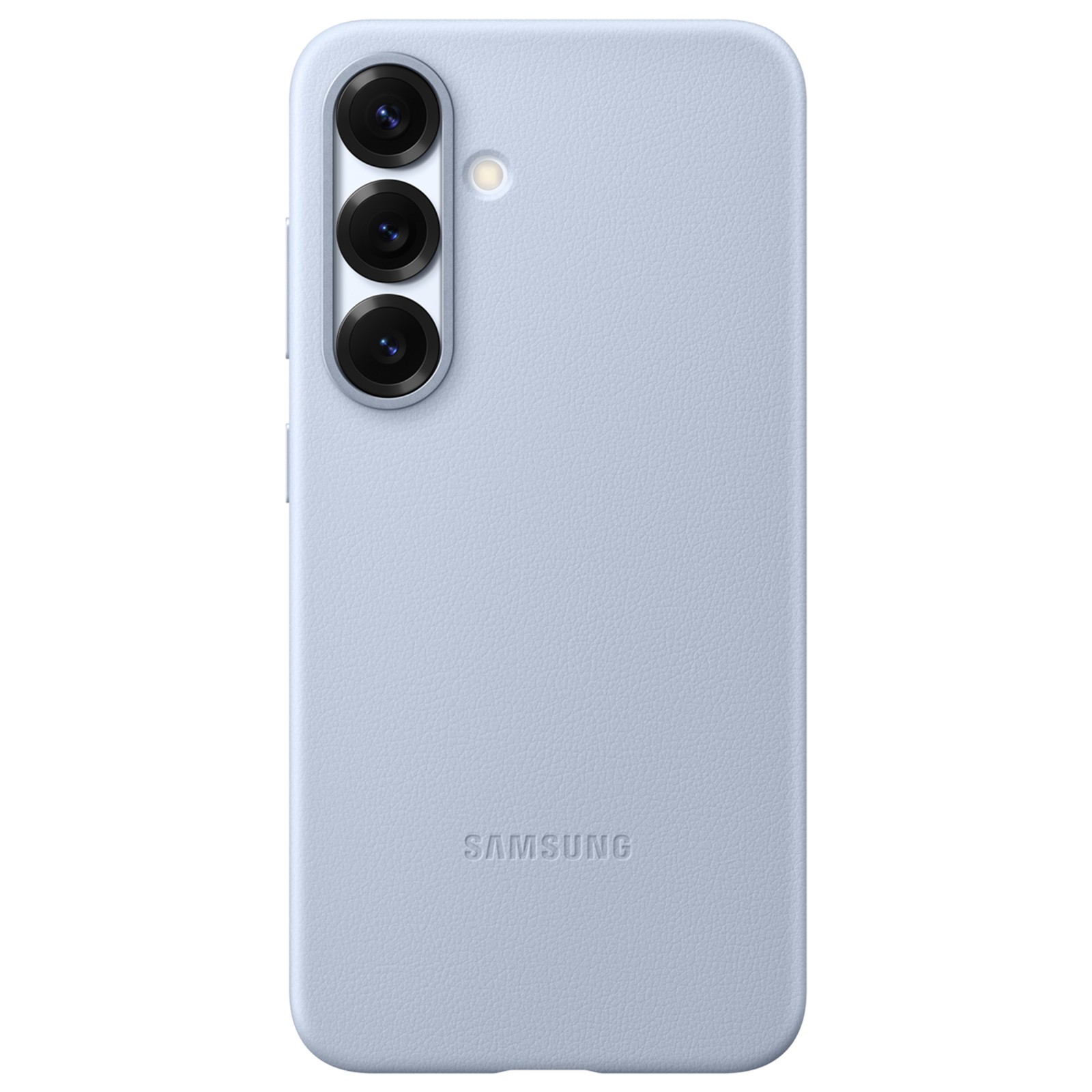 Coque Samsung Galaxy S25 Plus cuir bleu clair idéale pour le quotidien