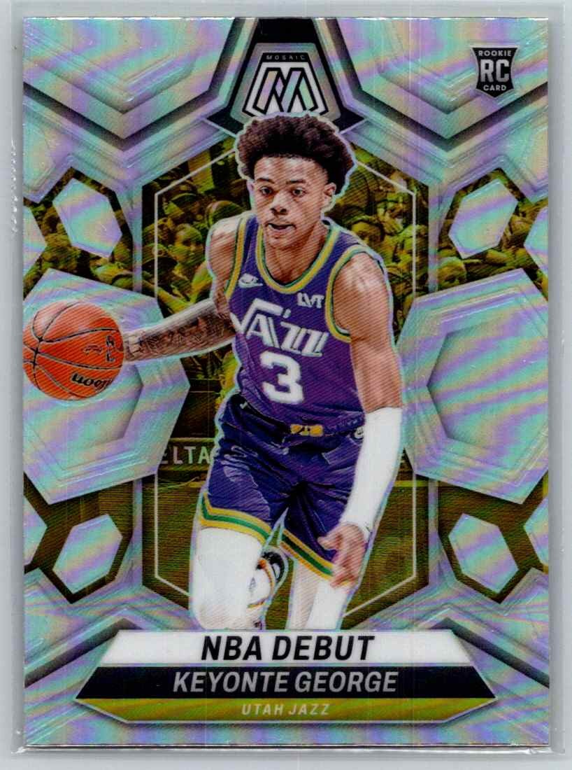 2023-24 Panini Mosaic #251 Keyonte George Silver