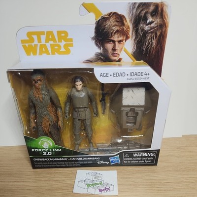 Star Wars Han Solo & Chewbacca Mimban Force Link 2.0 Action Figure 2-Pack