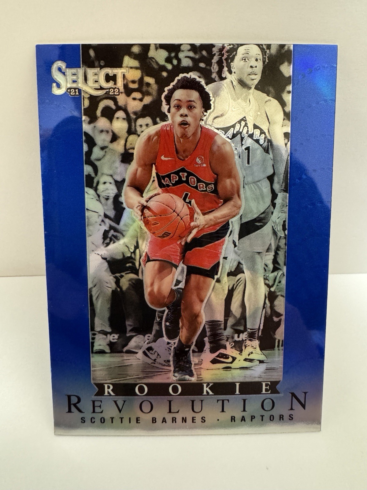 SCOTTIE BARNES 2021-22 Panini Select - Rookie Revolution #13 Blue Prizm (RC)