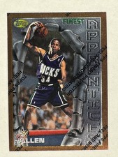 1996-97 Topps Finest - Common Bronze Ray Allen #22 (RC)