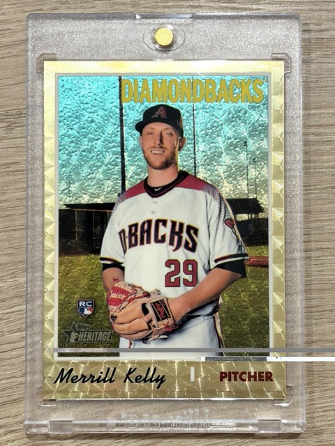 2019 Topps Heritage High Number - Merrill Kelly #594 (RC) Superfractor 1/1