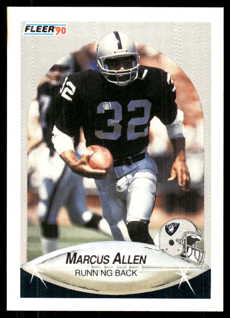 Marcus Allen 1990 Fleer #249 Raiders FREE SHIPPING StackedPacks
