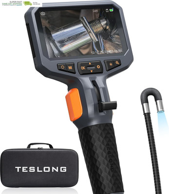 Industrial Endoscope Inspection Camera with Articulated Probe, Flexible Mechanic