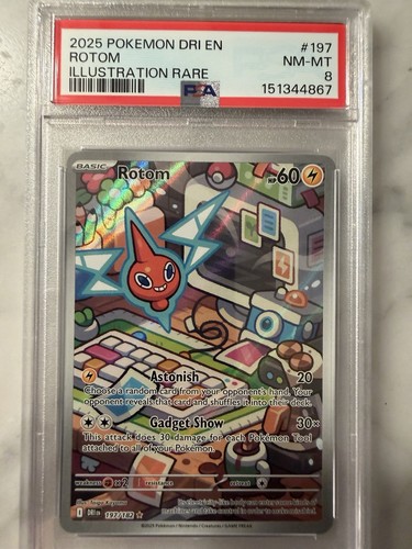 Rotom graded PSA 8 for sale on eBay