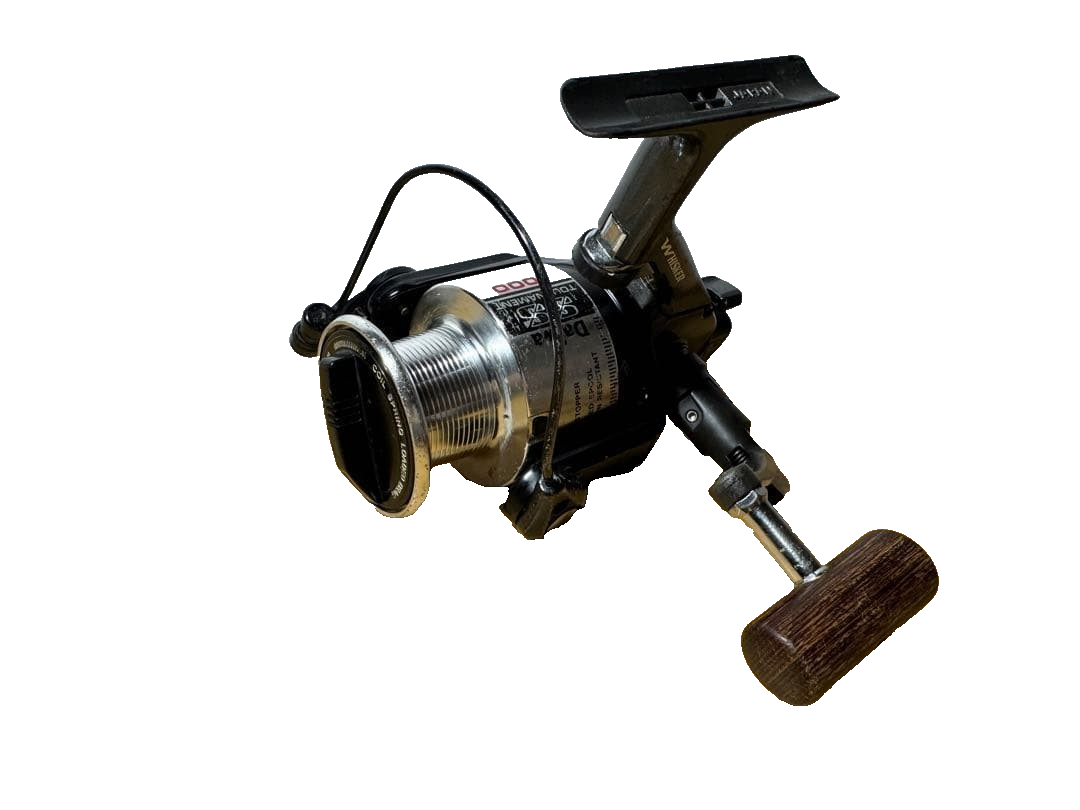 Vintage Daiwa Whisker Tournament SS-1000 Spinning Reel JDM Wooden