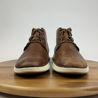Mens Cole Haan‎ Grand Os Watson II Brown Perforated Leather Chukka Boots Size 12 Mens Cole Haan Grand Os Watson II Brown Perforated Leather  main image 2
