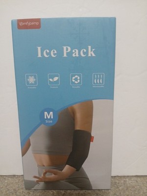 Comfytemp Ice Pack for Elbows & Knees Black size Medium