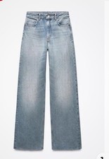 ZARA HIGH-WAISTED - WIDE LEG - FULL LENGTH  Women Size 4 USA 