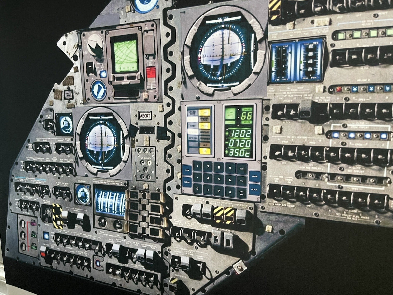 Apollo 11 17 Star Saturn V Cockpit Trek Computer Model Space Prop New