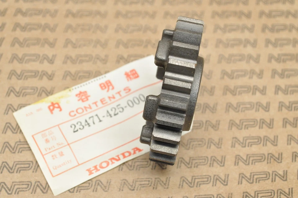 Nuevo de Lote Antiguo Honda CB750 F CB750K CB750L Eje Principal Cuarta Cuarta Marcha 25T 23471-425-000 Foto 2 de 3