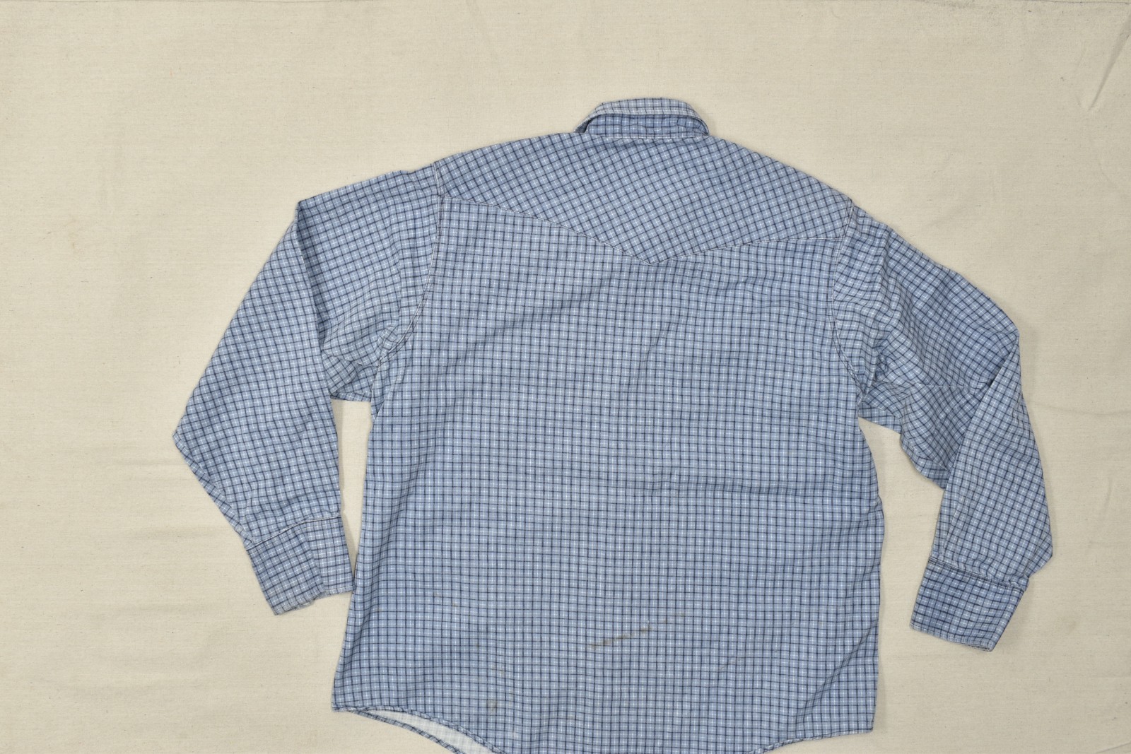 Wrangler FR Flame Resistant Plaid Western Snap Work Shirt Blue XXL Regular HRC 2 thumbnail 8