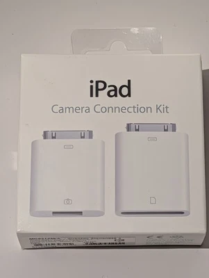 Apple iPad Camera Connection Kit A1362 A1358 SD Card & USB to 30-Pin Adapter New - Image 1 of 2