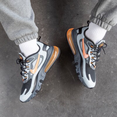 Nike Air Max 270 React Winter UK 11 EU 46 Wolf Grey Black Total
