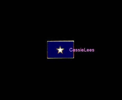Bonnie Blue 3/4" + a custom promo pin