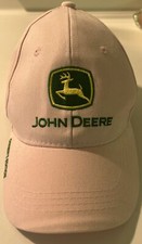 John Deere Owner's Edition Light Pink Adjustable Baseball Trucker Cap