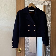 Zara navy blue jacket / top / small