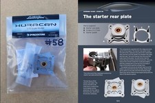 1/10 Deagostini Build Lamborghini HURACAN Car STAGE 58 Starter Rear Plate