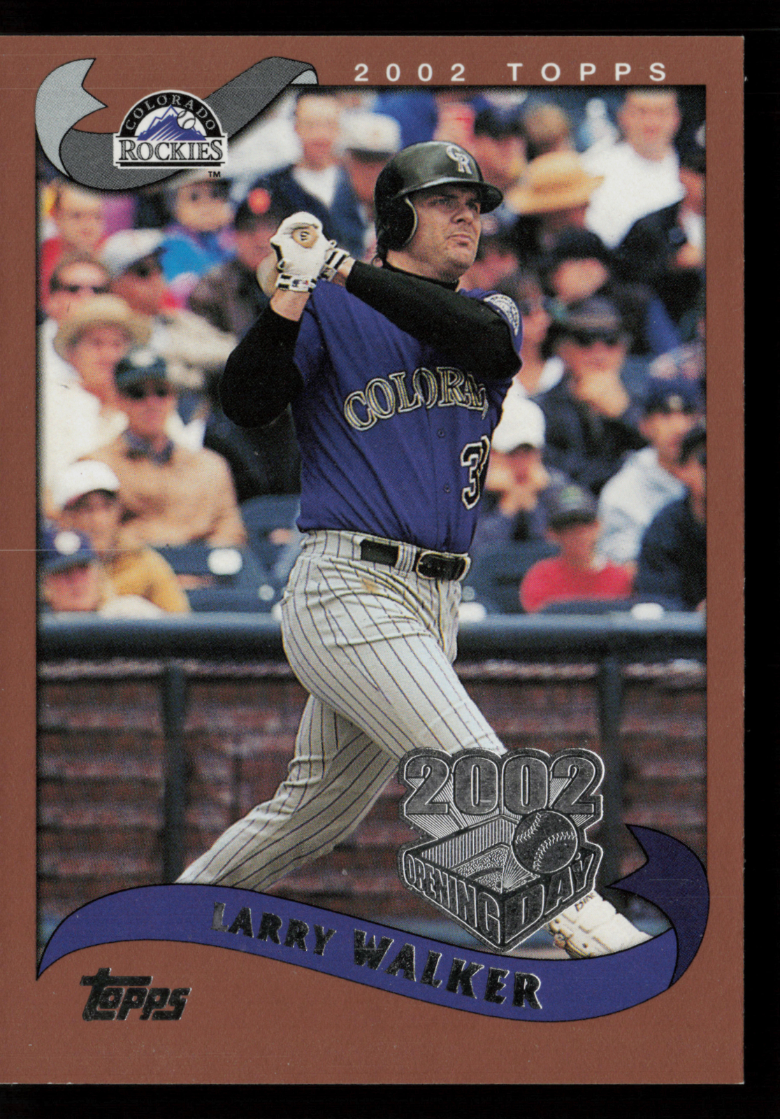2002 Topps Opening Day #61 Larry Walker Colorado Rockies