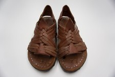 HUARACHE ARA ITA CRUZADO RUSTICO BROWN VINTAGE MEXICAN SANDALS ACME - MRM10