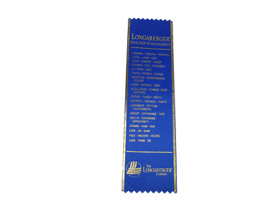 Longaberger Principles Of Management Bookmark