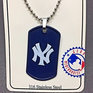 yankees dog tag