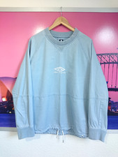 Pretty Green X Umbro Blue Drill Top | XL / XXL | Liam Gallagher Maine Road Oasis