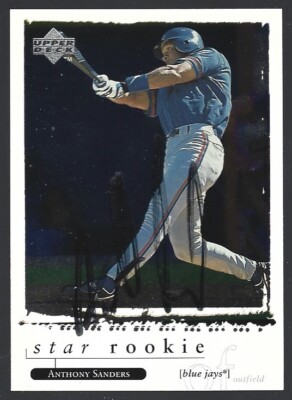 Anthony Sanders 1998 Upper Deck Baseball IP autograph signed #553 card ...