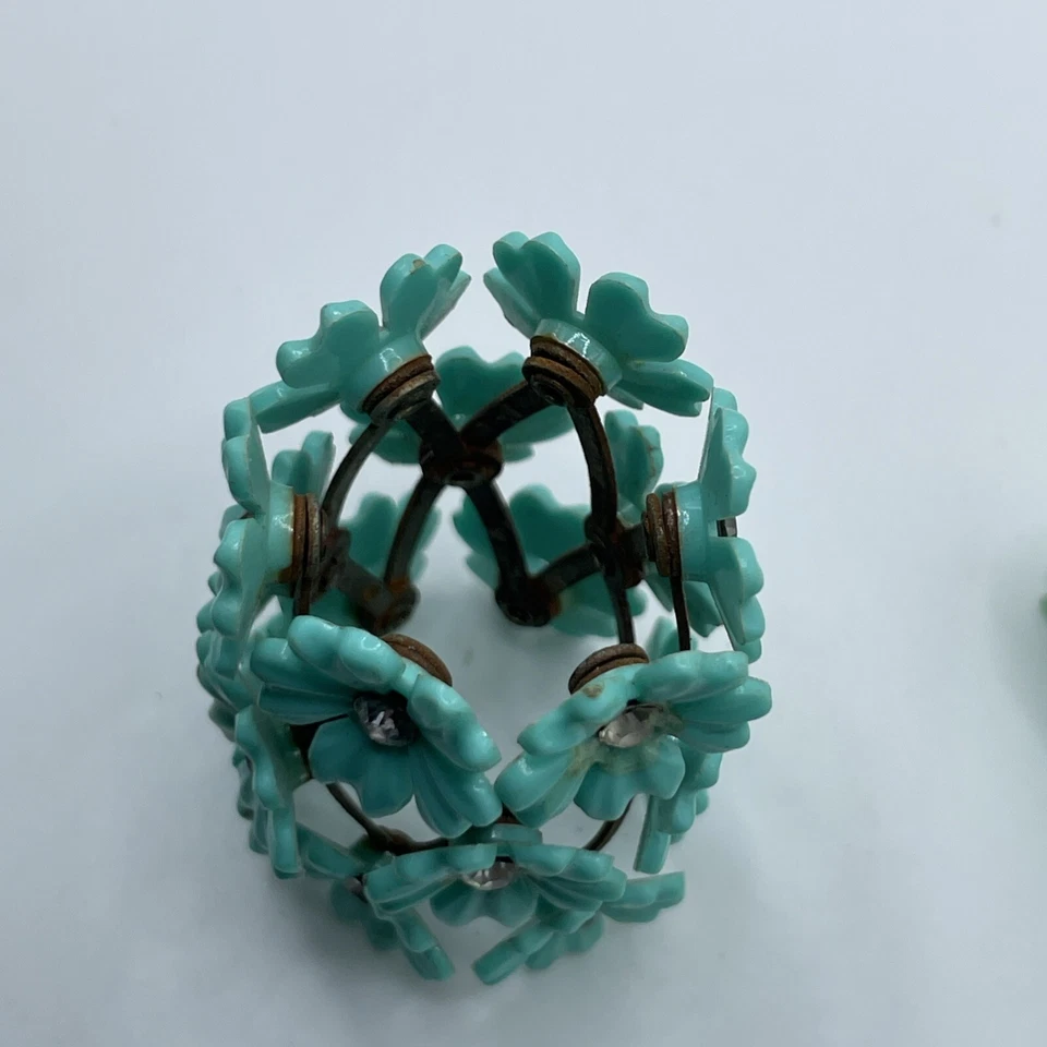 Lote de 4 pinzas para el cabello de plástico pastel accesorio garra soporte cola de caballo verde azul Foto 4 de 4