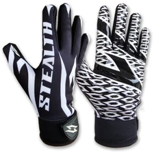 STEALTH Football Receiver Gloves Super Grip Palms Boost Your Game Like NXTRND