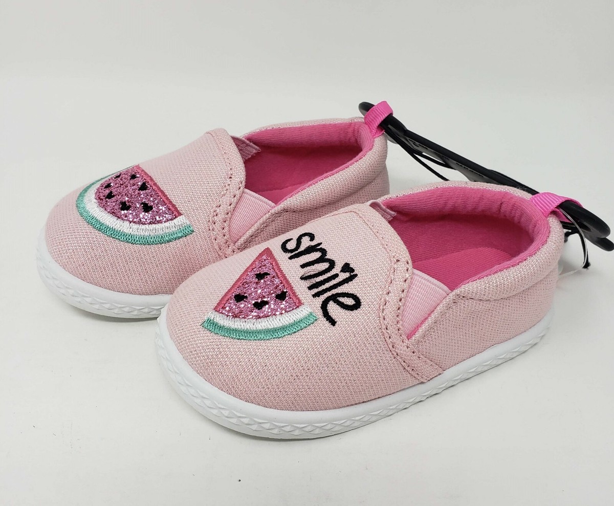 Wonder Nation Watermelon Toddler Girls Casual Shoe Sneakers New