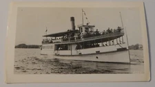 Steamship Steamer ANTHEMIS real photo postcard RPPC