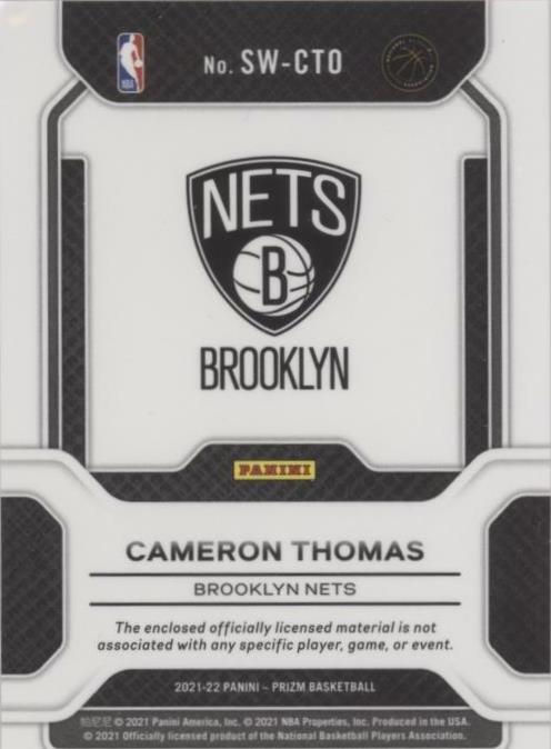 Immaculate Cameron Thomas RCスニーカーパッチサイン Immaculate Cameron Thomas RCスニーカーパッチサイン 【公式通販】