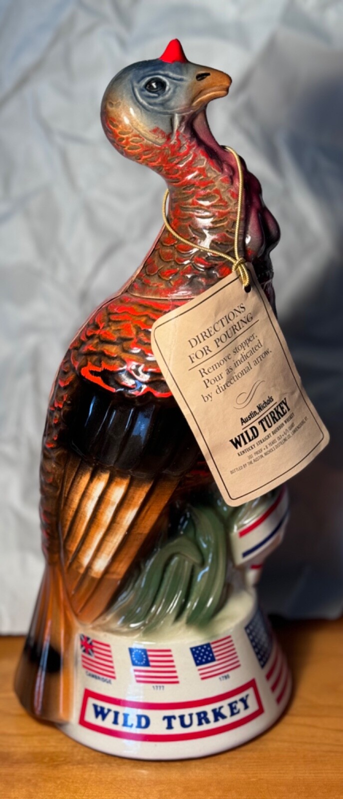 1977 Austin Nichols WILD TURKEY Liquor Bottle Decanter 185 Limited Edition No.5