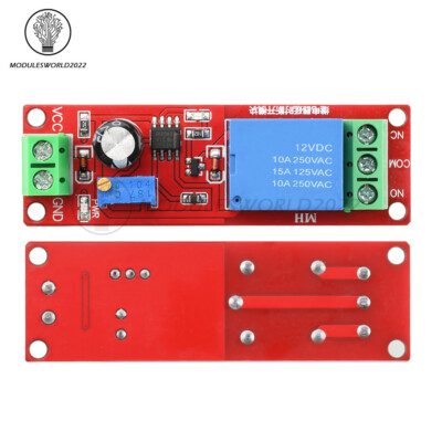 NE555 12V Adjustable Disconnect/Connection Time Delay Relay Timer Switch Module