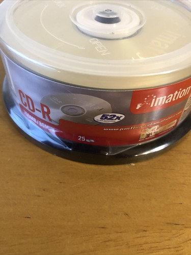 Imation CD-R 52X 25PK SPINDLE 700MB - Brand new & sealed - 第 5/8 張圖片