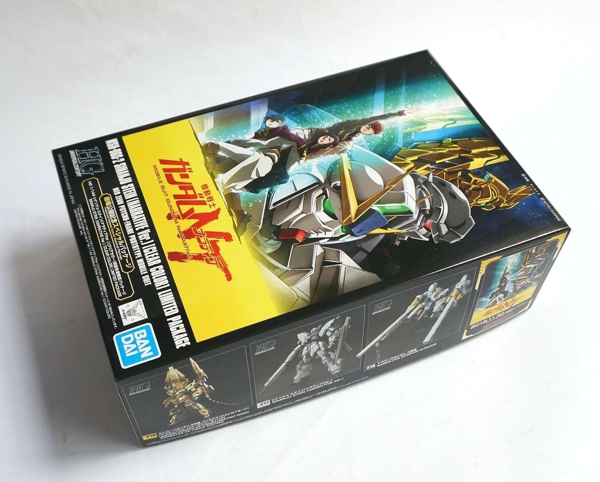 BANDAI HGUC 1/144 Sinanju Stein Narrative ver clear color limited