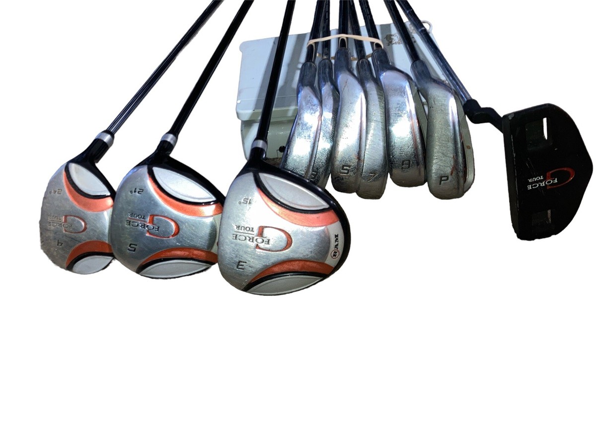 Ram G Force Tour Set Of 10 Right Handed 6 Clubs 3 Driver And