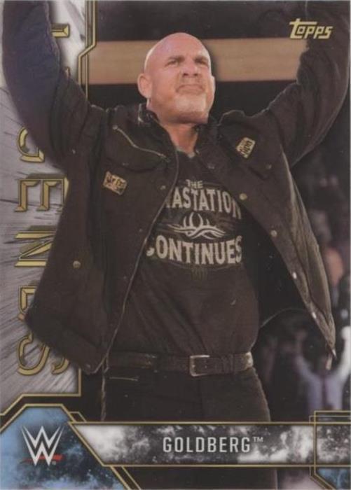 2017 Topps Legends of the WWE - Goldberg #2 - 1 of 1