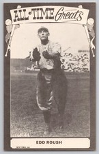 1973-80 Edd Roush Cincinnati Reds Tcma All Time Greats Postcard Baseball Hof