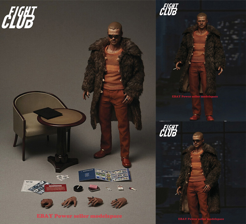 Blitzway 1/6 Fight Club Taylor Brad Pitt Fur Coat Ver Action